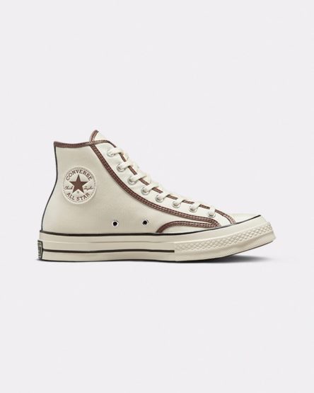 Dámské Boty Vysoké Converse Chuck 70 Heavyweight Platene Béžový Hnědé | CZ 31SDV47